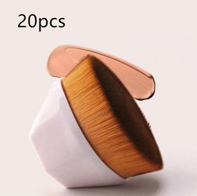 Foundation Brush BB Cream Makeup Brushes Loose Powder Brush Flat Kit (Option: Pink1 20pc)